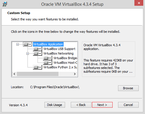 VirtualBox Install